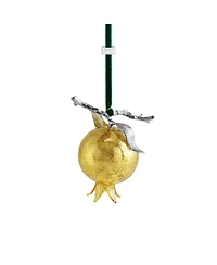Michael Aram Pomegranate Gold-Tone Glass Ornament