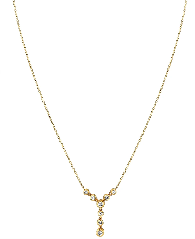 Sirena Energy Diamond Lariat Necklace (1/4 ct. t.w.) in 14k White or Yellow Gold