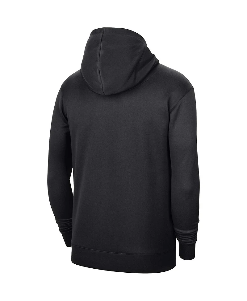 Men's and Women's Nike Miami Heat 2023/24 Performance Spotlight On-Court Practice Pullover Hoodie