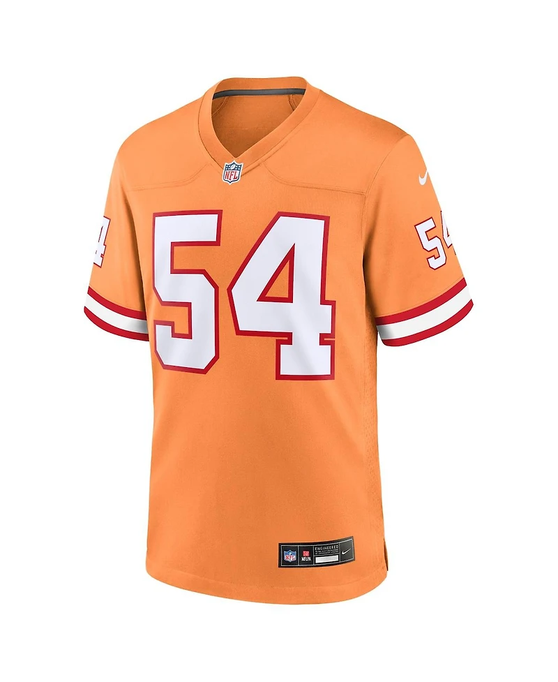 Men's Nike Lavonte David Orange Tampa Bay Buccaneers Throwback Game Jersey
