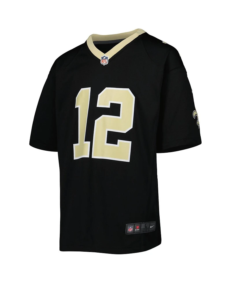 Big Boys Nike Chris Olave Black New Orleans Saints Game Jersey