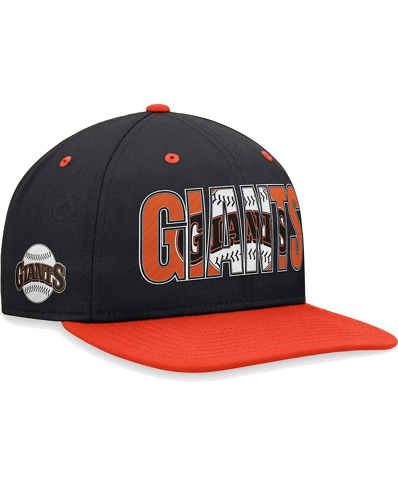 Men's Nike Black San Francisco Giants Cooperstown Collection Pro Snapback Hat