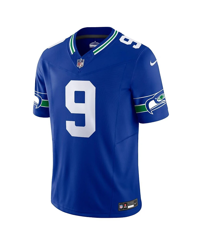 Men's Nike Kenneth Walker Iii Royal Seattle Seahawks Throwback Vapor F.u.s.e. Limited Jersey
