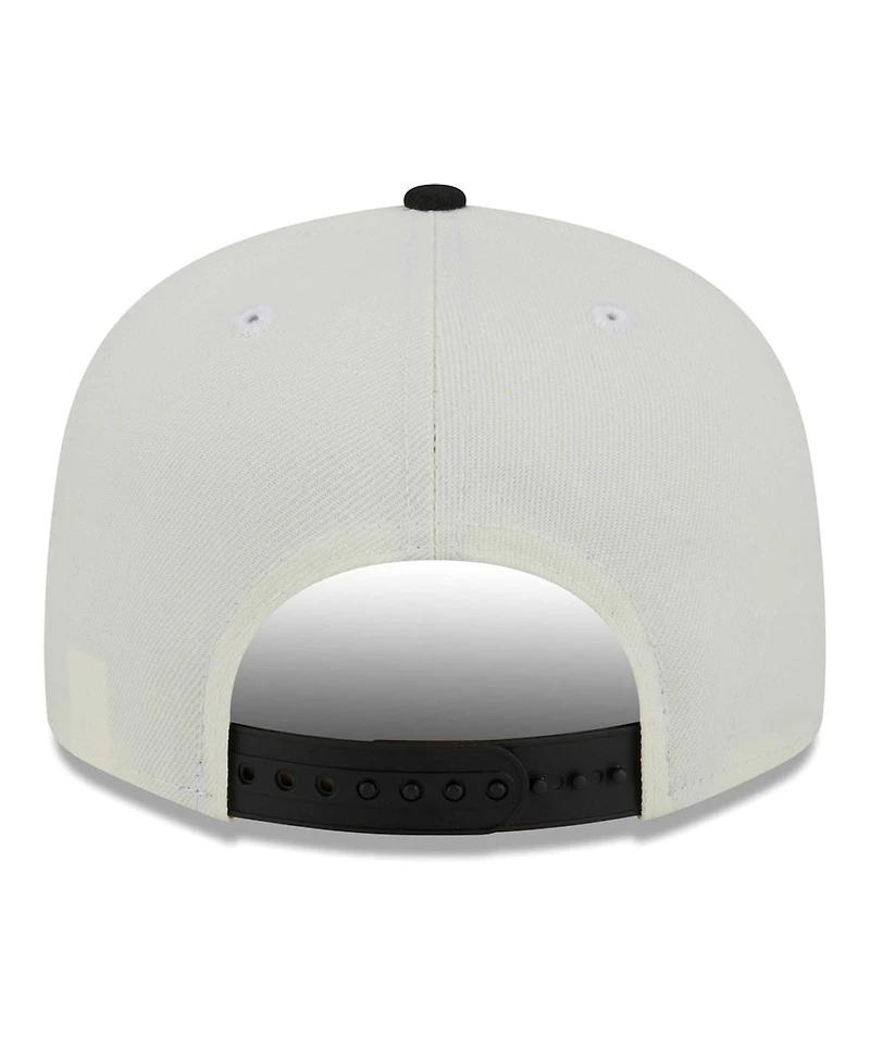 Men's New Era Cream, Black Jacksonville Jaguars City Originals 9FIFTY Snapback Hat
