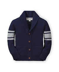 Hope & Henry Baby Boys Letterman Shawl Collar Sweater Cardigan