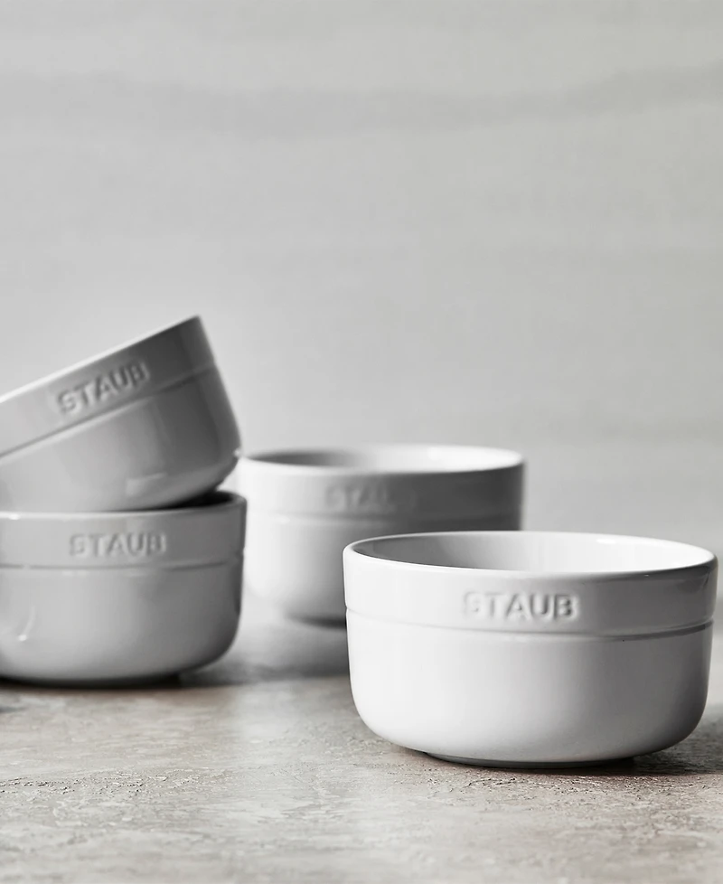 Staub Cereal Bowl 4-Piece Set, 5"