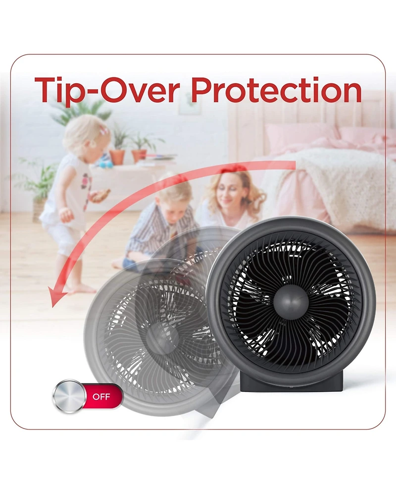 Black and Decker Turbo Electric Heater, Personal Heater with 4 Settings,Space Heaterwith Innovative Blade Design