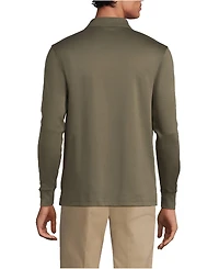 Lands' End Big & Tall Long Sleeve Cotton Supima Polo Shirt