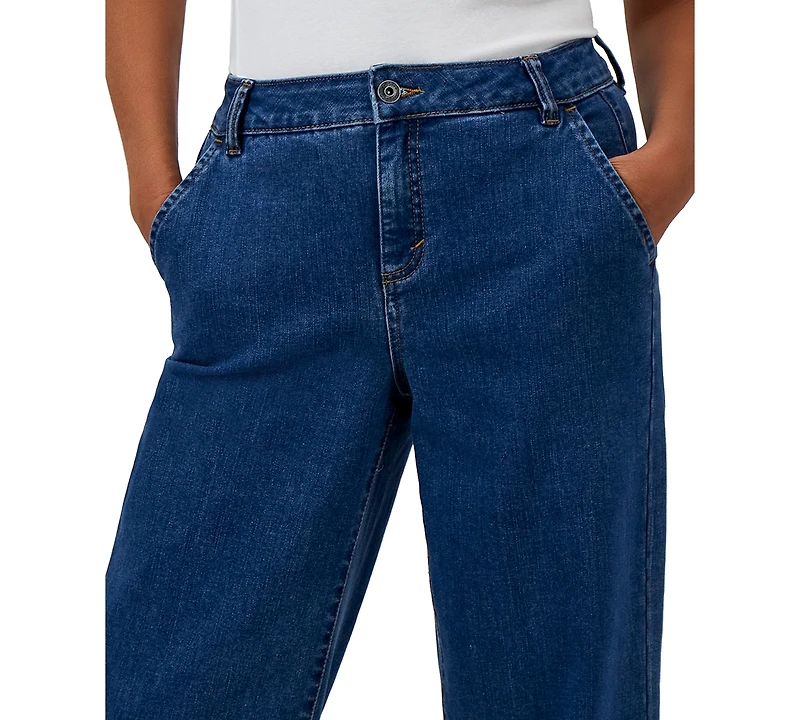 Style & Co Women's High-Rise Wide-Leg Jeans, Created for Macy's