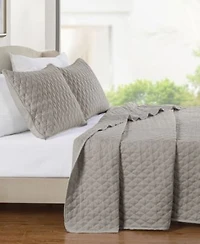 Videri Home Diamond Stitched Quilt Sets