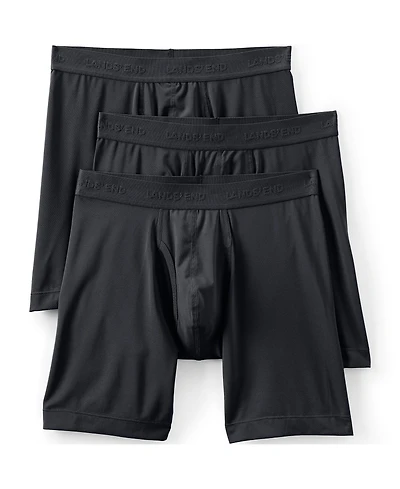 Lands' End Men's Tall Flex Performance Boxer Brief 3 Pack