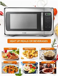 1.1 Cu. Ft. Counter Top Microwave,Stainless Steel