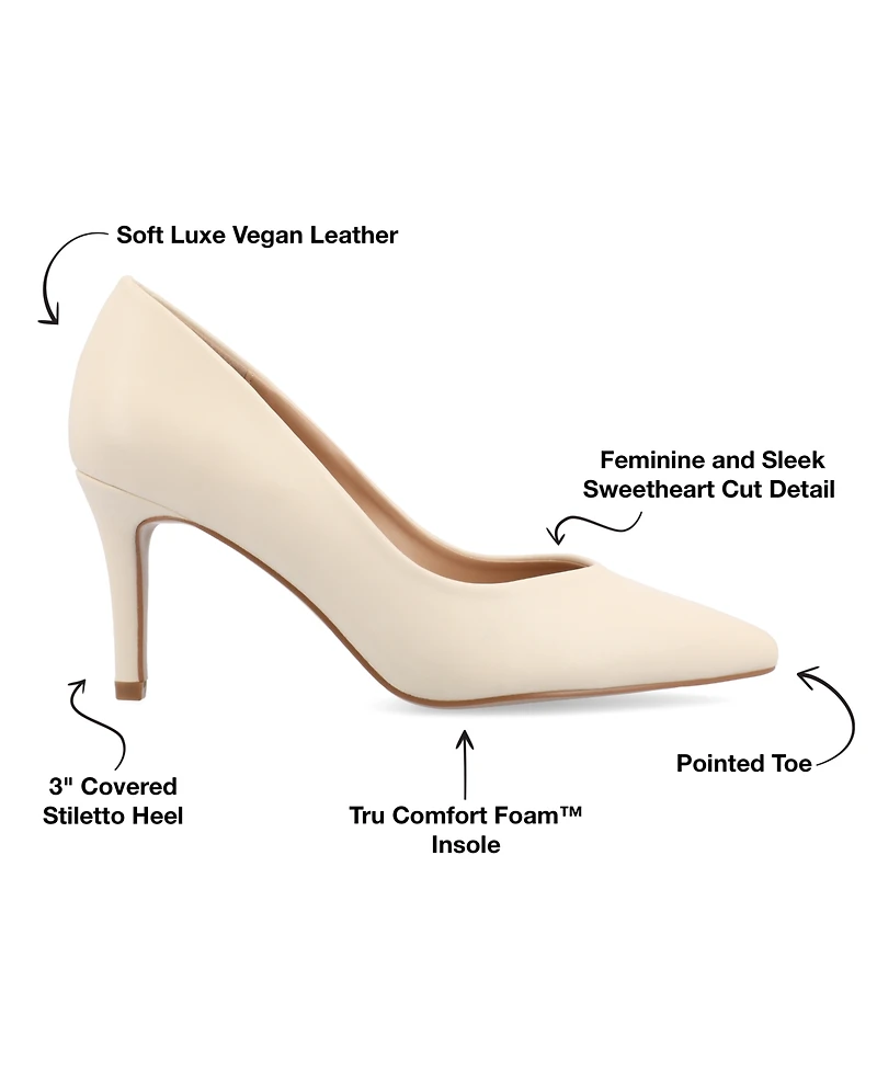 Journee Collection Women's Gabriella Pointed Toe Pumps