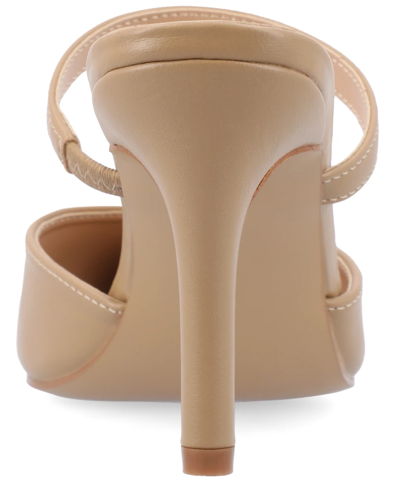 Journee Collection Women's Yvon Pointed Toe Slip On Pumps