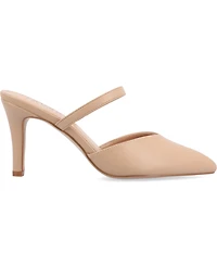 Journee Collection Women's Yvon Pointed Toe Slip On Pumps