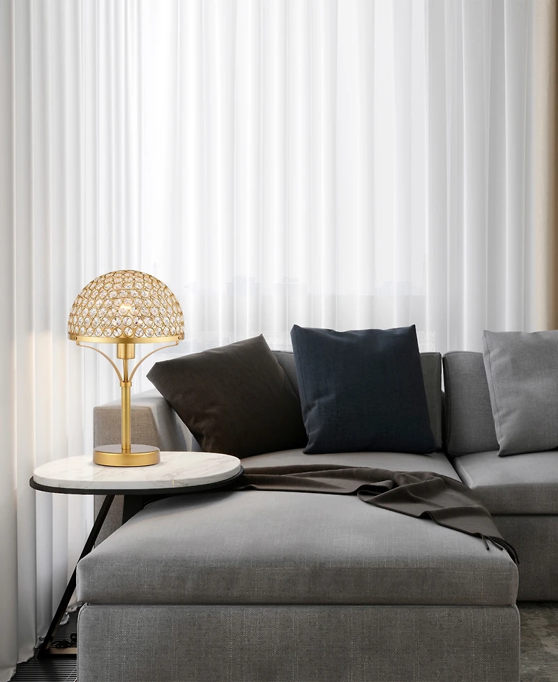 Gizella 9.5" 1-Light Indoor Table Lamp with Light Kit