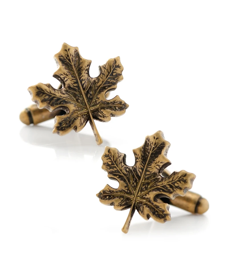 Cufflinks Inc. Men's 3D Maple Leaf Cufflinks