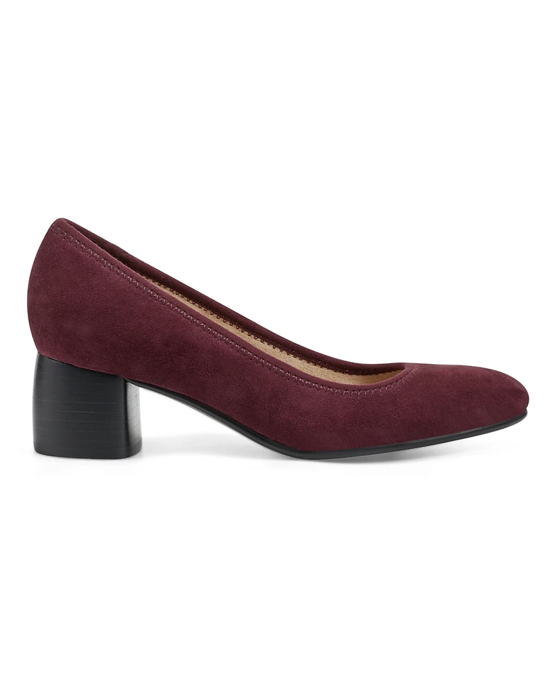 Earth Women's Rellia Block Heel Ballet Pumps