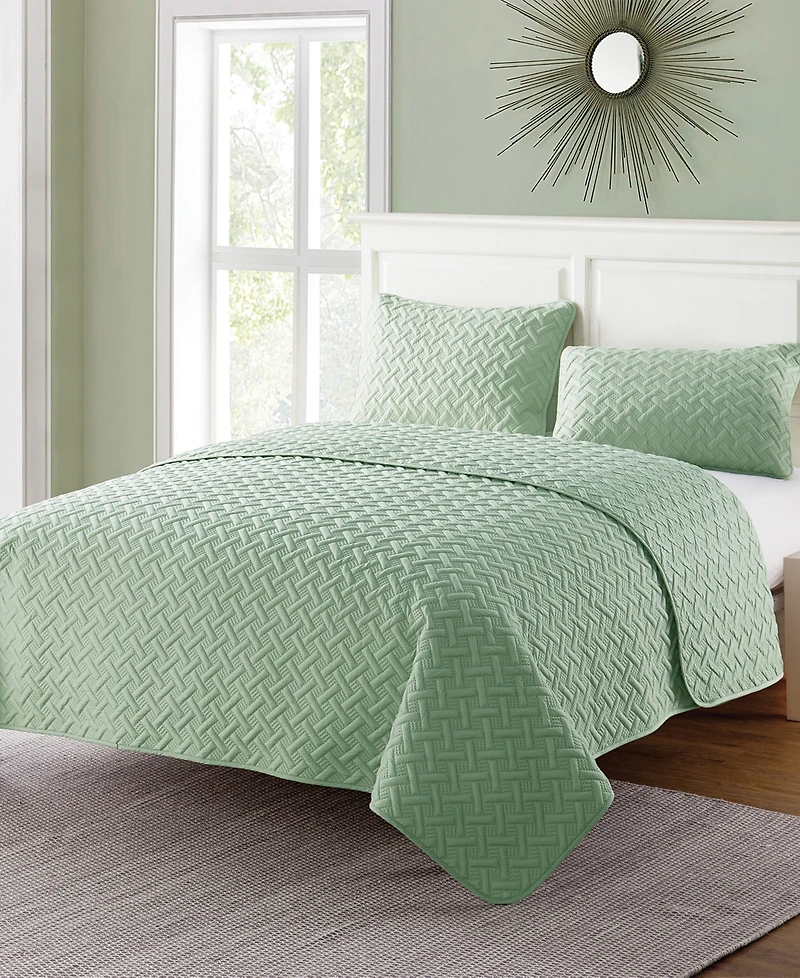Vcny Home Nina Embossed 2-Pc.Quilt Set, Twin