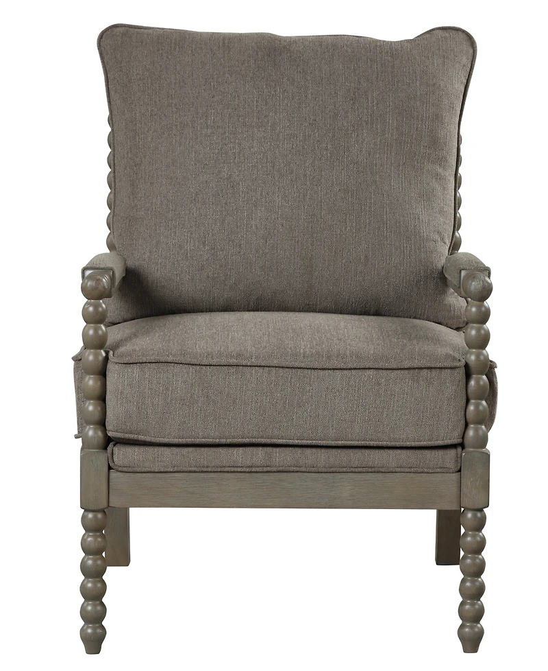 Best Master Furniture Hutch 36" Fabric Arm Chair