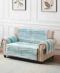 Greenland Home Fashions Maui Coastal Loveseat Protector, 103" x 76"
