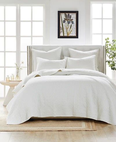 Greenland Home Fashions Monterrey Finely-Stitched Cotton Piece Quilt Set