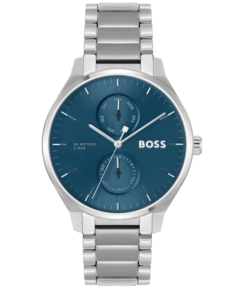 Hugo Boss Men's Tyler Quartz Multifunction Stainless Steel Watch 43mm