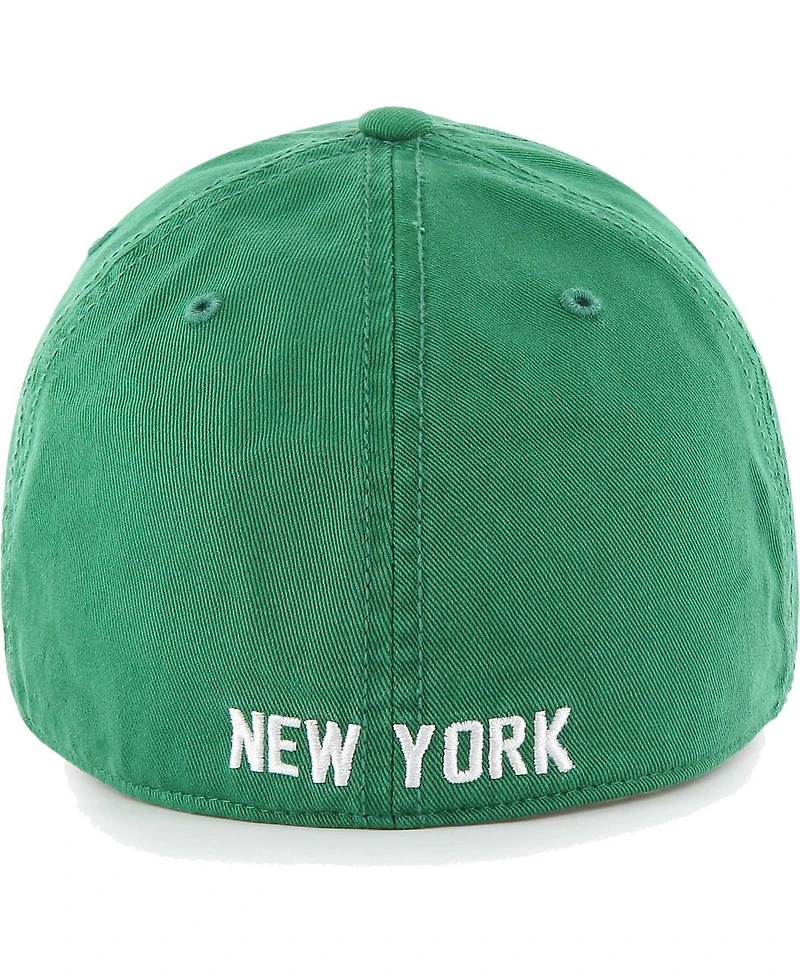 Men's '47 Brand Kelly Green New York Jets Gridiron Classics Franchise Legacy Fitted Hat