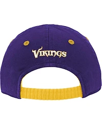 Boys and Girls Infant Purple Minnesota Vikings Team Slouch Flex Hat