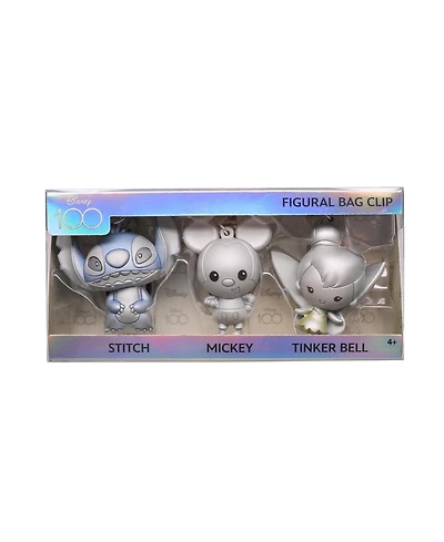 Disney 100th Anniversary 3D Foam Bag Clip 3 Piece Set, Created for Macy's