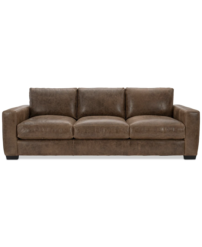 Dawkins 94" Leather Sofa, Created for Macy's