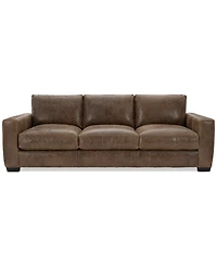 Dawkins 94" Leather Sofa, Created for Macy's