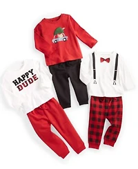 Baby Boys Holiday Shirts Jogger Pants Exclusively At Macys