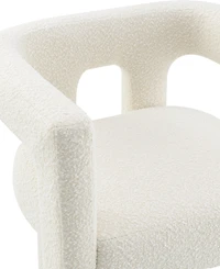 Abbyson Living Mandy 28" Boucle Fabric Dining Chair