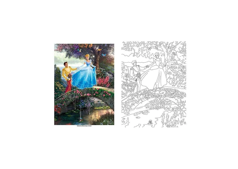 Disney Dreams Collection Thomas Kinkade Studios Coloring Book by Thomas Kinkade