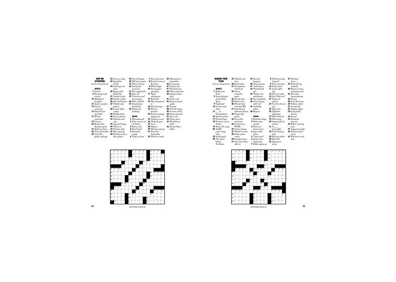 Easy as Pie Crosswords- Very Easy! by Stanley Newman