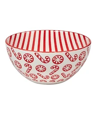 Certified International Peppermint Candy oz All Purpose Bowls Set of 6