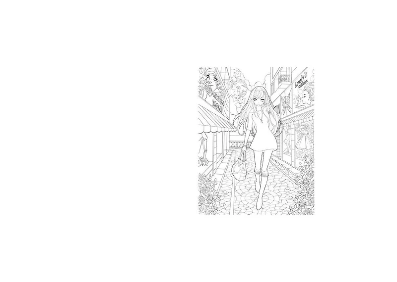 The Manga Artist's Coloring Book- Fashion!- Fun Clothes & Characters to Color by Christopher Hart
