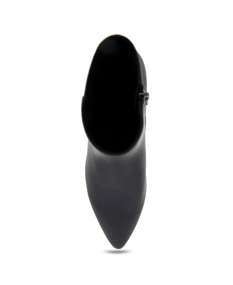 Aerosoles Edith Ankle Mid Heel Booties - Black