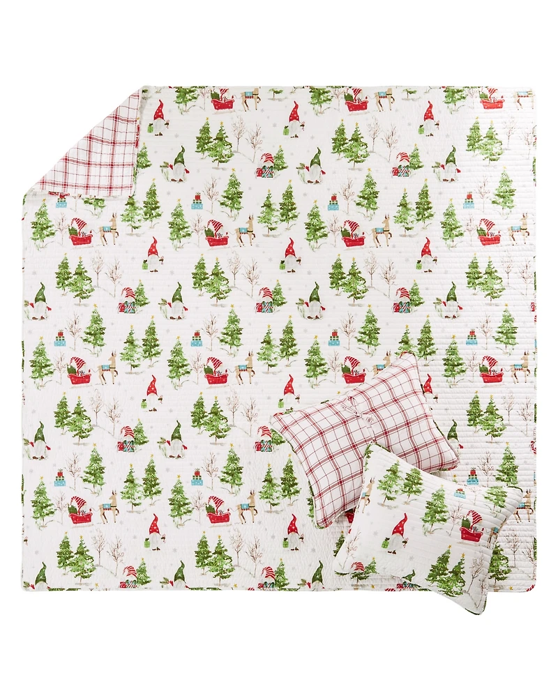 Levtex Gnome Forest 3-Pc. Quilt Set, Full/Queen