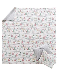 Levtex Joulset Holiday Reversible 3-Pc. Quilt Set, Full/Queen