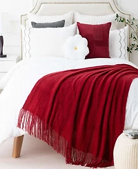Battilo Multi Chevron Texture Lightweight Throw, 50" x 60"