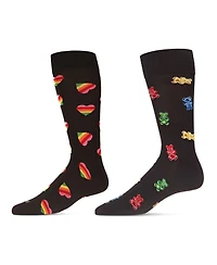 MeMoi Men's Valentine Pair Novelty Socks, Pack of 2