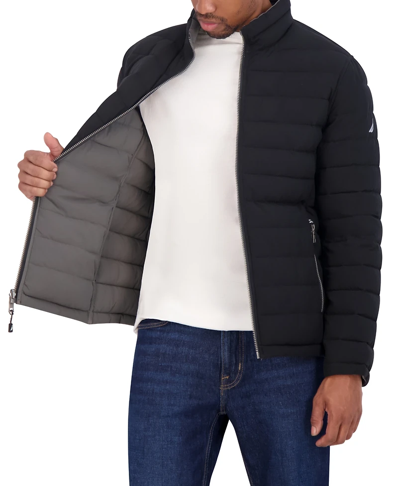 Nautica Men's Reversible Quilted Puffer Jacket