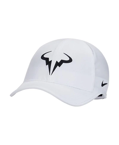 Men's Nike White Rafael Nadal Featherlight Club Performance Adjustable Hat