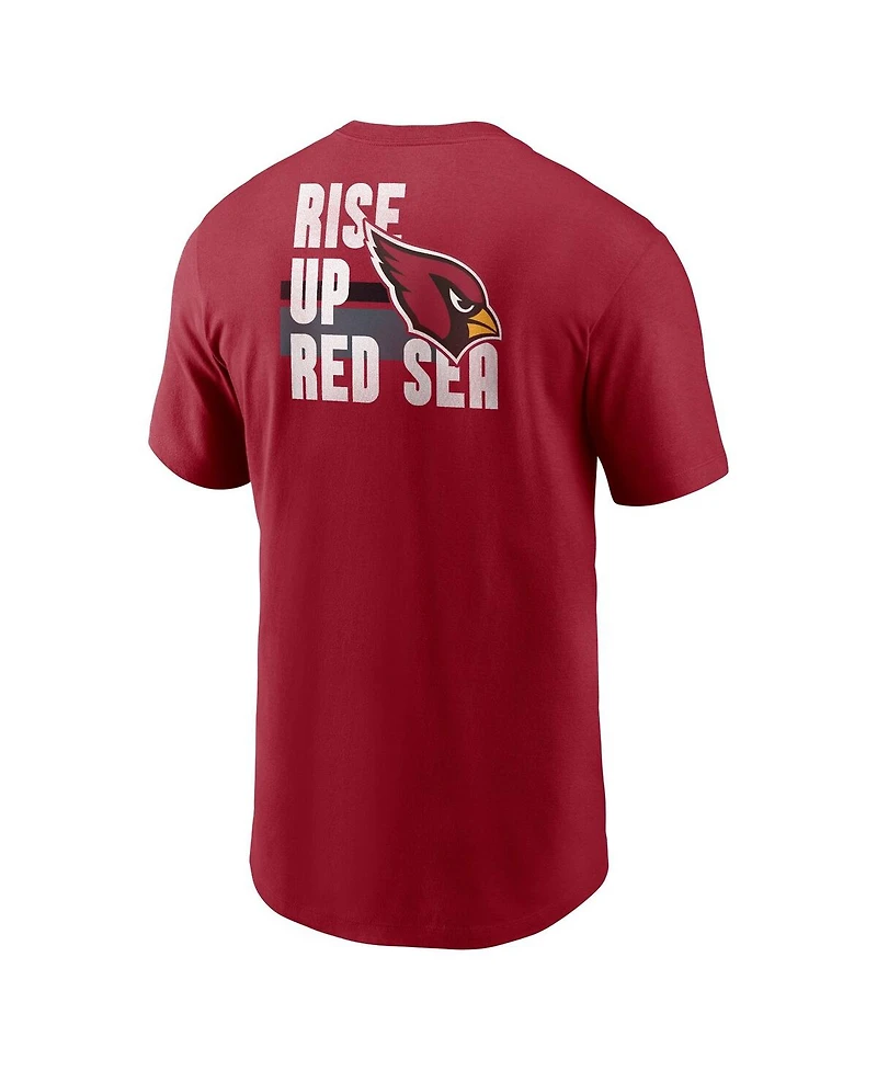 Men's Nike Cardinal Arizona Cardinals Blitz Essential T-shirt