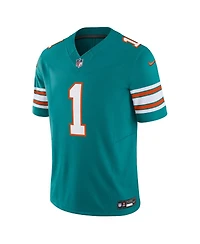 Men's Nike Tua Tagovailoa Aqua Miami Dolphins Alternate Vapor F.u.s.e. Limited Jersey