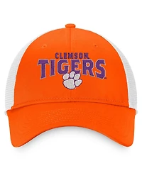 Men's Top of the World Orange Clemson Tigers Breakout Trucker Snapback Hat