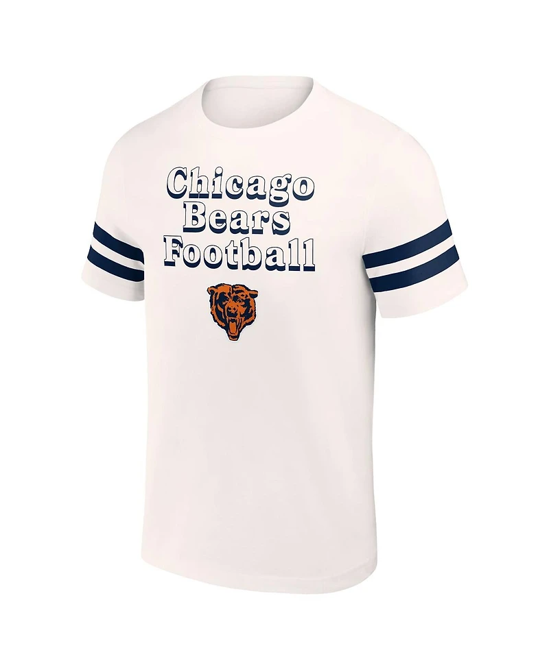 Men's Nfl x Darius Rucker Collection by Fanatics Cream Chicago Bears Vintage-Like T-shirt