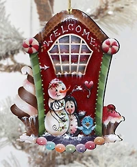 Designocracy A Season of Sweet Christmas Wooden Ornaments Holiday Decor J. Mills-Price